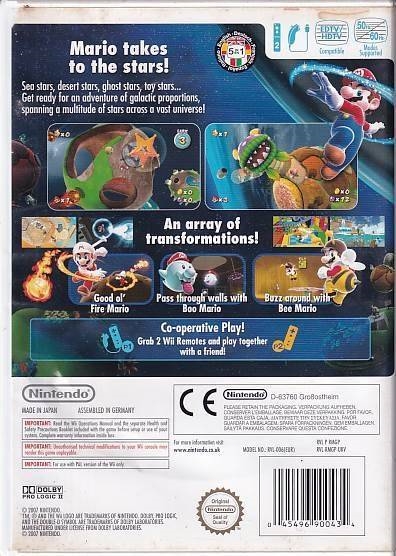 Super Mario Galaxy - Wii - (B Grade) (Genbrug)